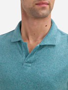 CEDAR HEATHER Colby Towel Polo Mens Terry Summer Collared Shirt