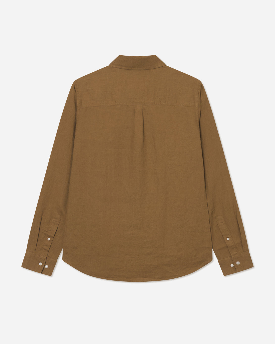 Plant Green Konrad Linen Shirt Les Deux Long Sleeve Linen Shirt