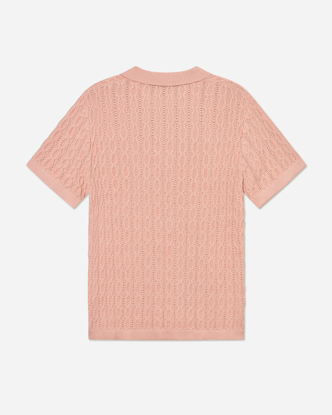 Peach Whip Garret Knitted Polo Les Deux Knitted Polo Shirt
