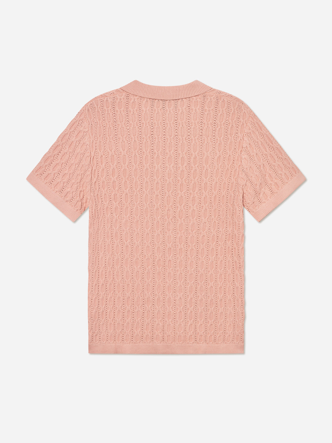 Peach Whip Garret Knitted Polo Les Deux Knitted Polo Shirt