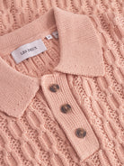 Peach Whip Garret Knitted Polo Les Deux Knitted Polo Shirt