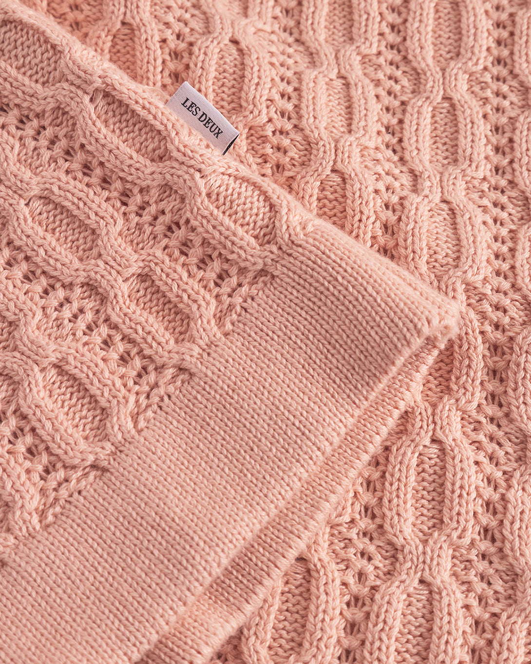 Peach Whip Garret Knitted Polo Les Deux Knitted Polo Shirt