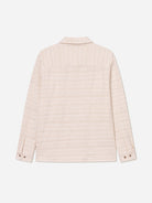 Ivory Jonas Structured Stripe Overshirt Mens Collared Overshirt Les Deux