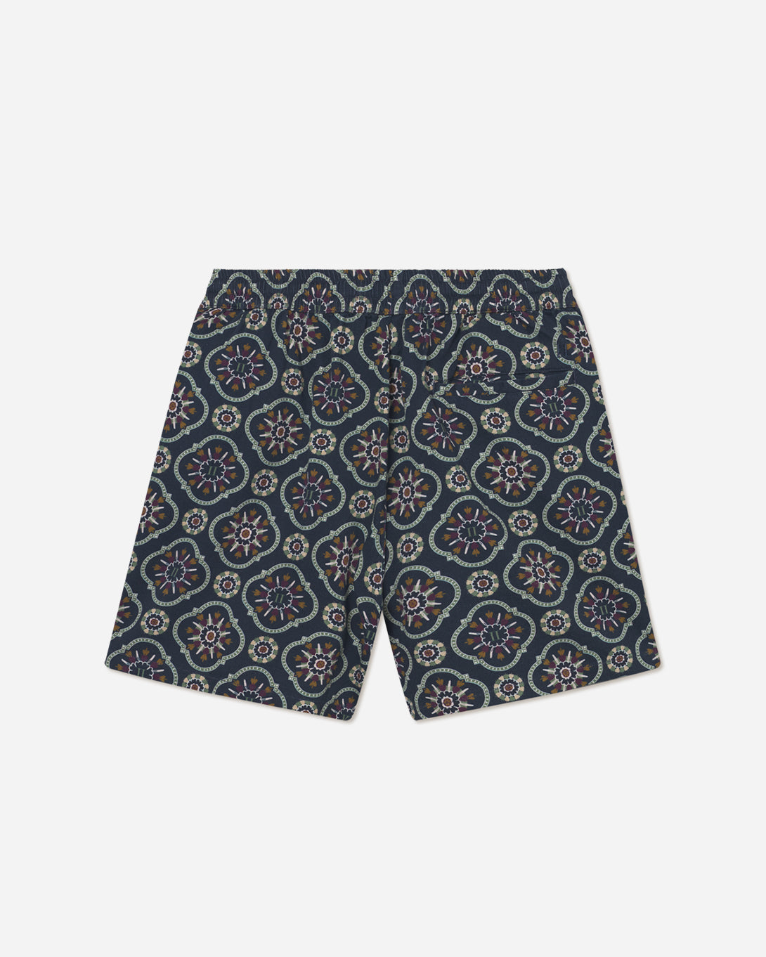 Dark Navy Otto AOP Tapestry Shorts Les Deux Drawstring Shorts