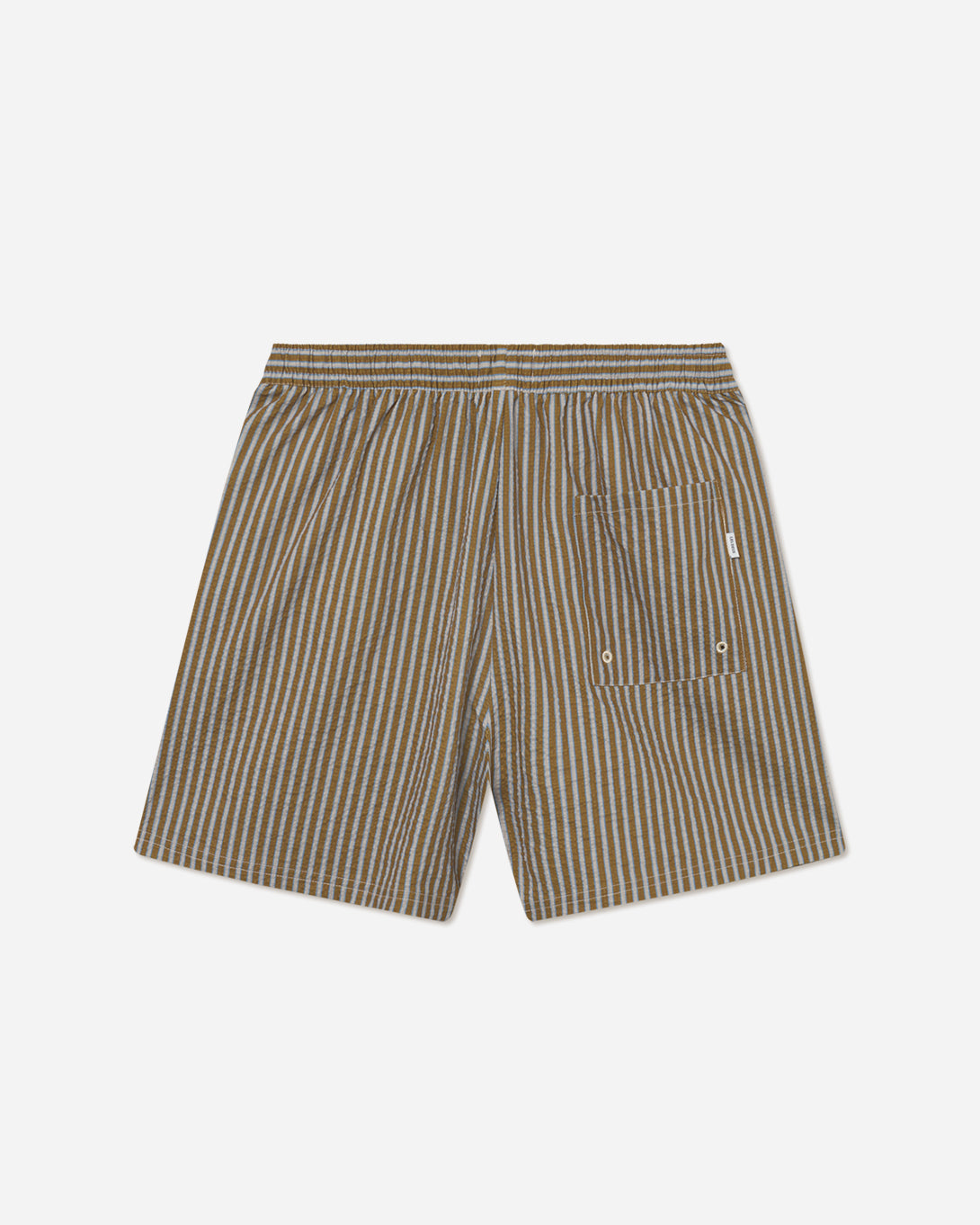 Plant Green Stan Stripe Seersucker Shorts Les Deux Drawstring Shorts