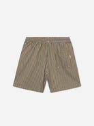 Plant Green Stan Stripe Seersucker Shorts Les Deux Drawstring Shorts