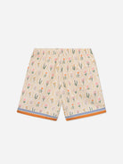 Ivory Stan Wild Flowers AOP Swim Les Deux Swim Shorts Drawstring