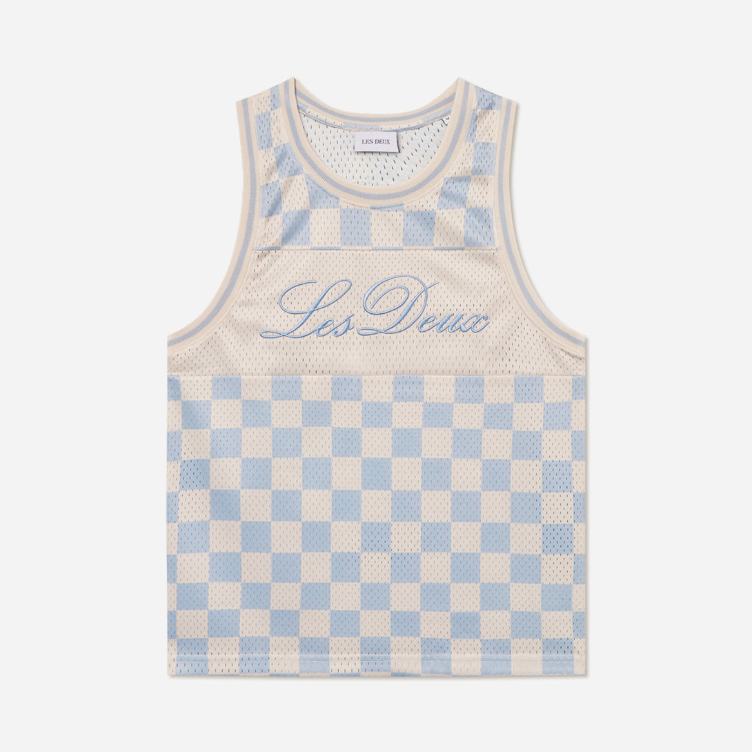 Ivory Silas Mesh Tank Les Deux Jersey Tank Top