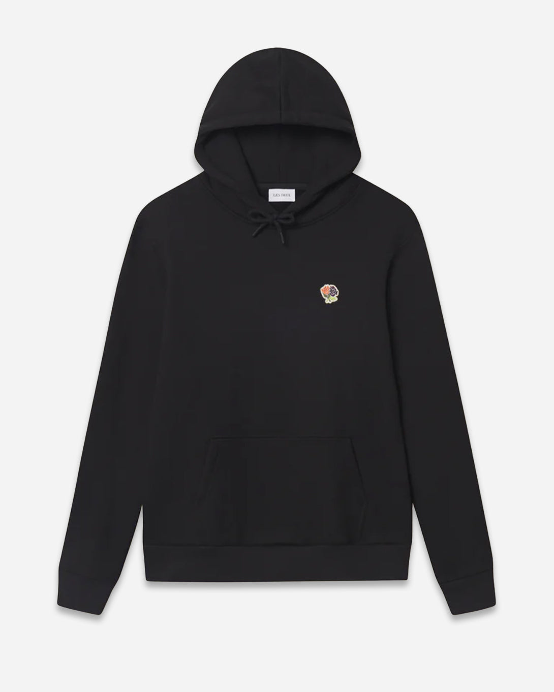 Black Felipe Patch Hoodie Mens Les Deux Hoodie Sweatshirt Embroidered Patch