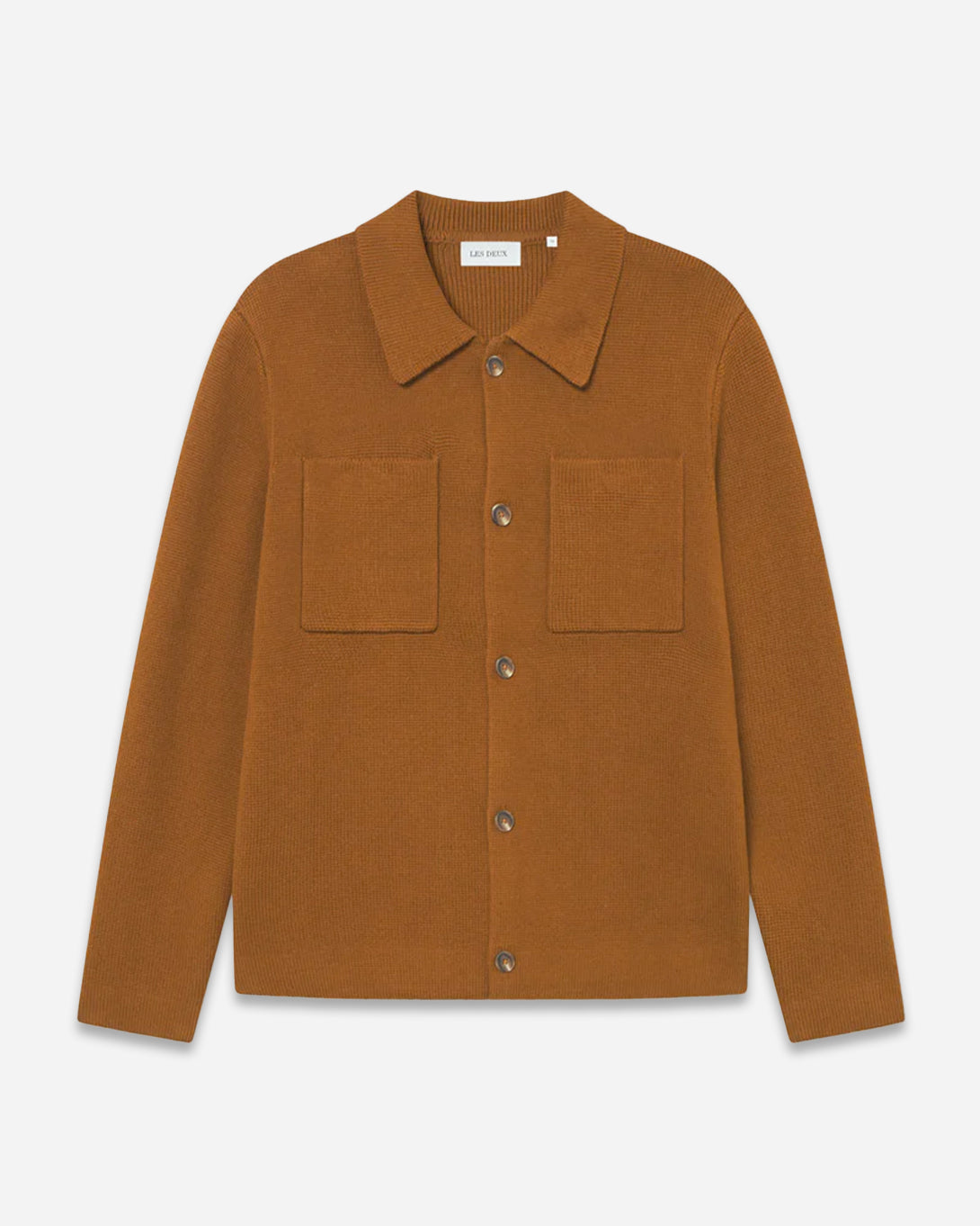 Monks Robe Fischer Cotton Milano Overshirt Mens Knit Button Up Woven Shirt