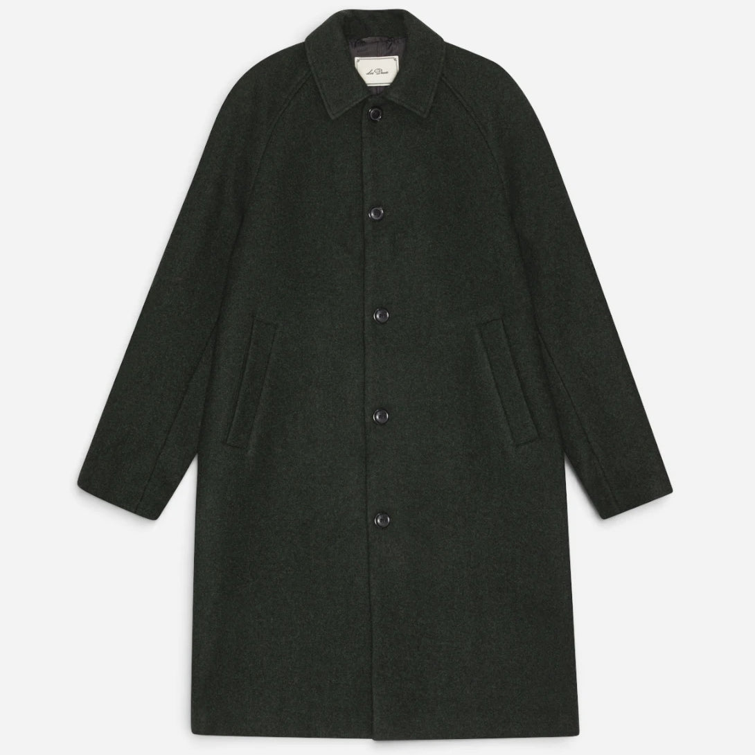 Rosin Green Solid Wool Coat Les Deux Jacket