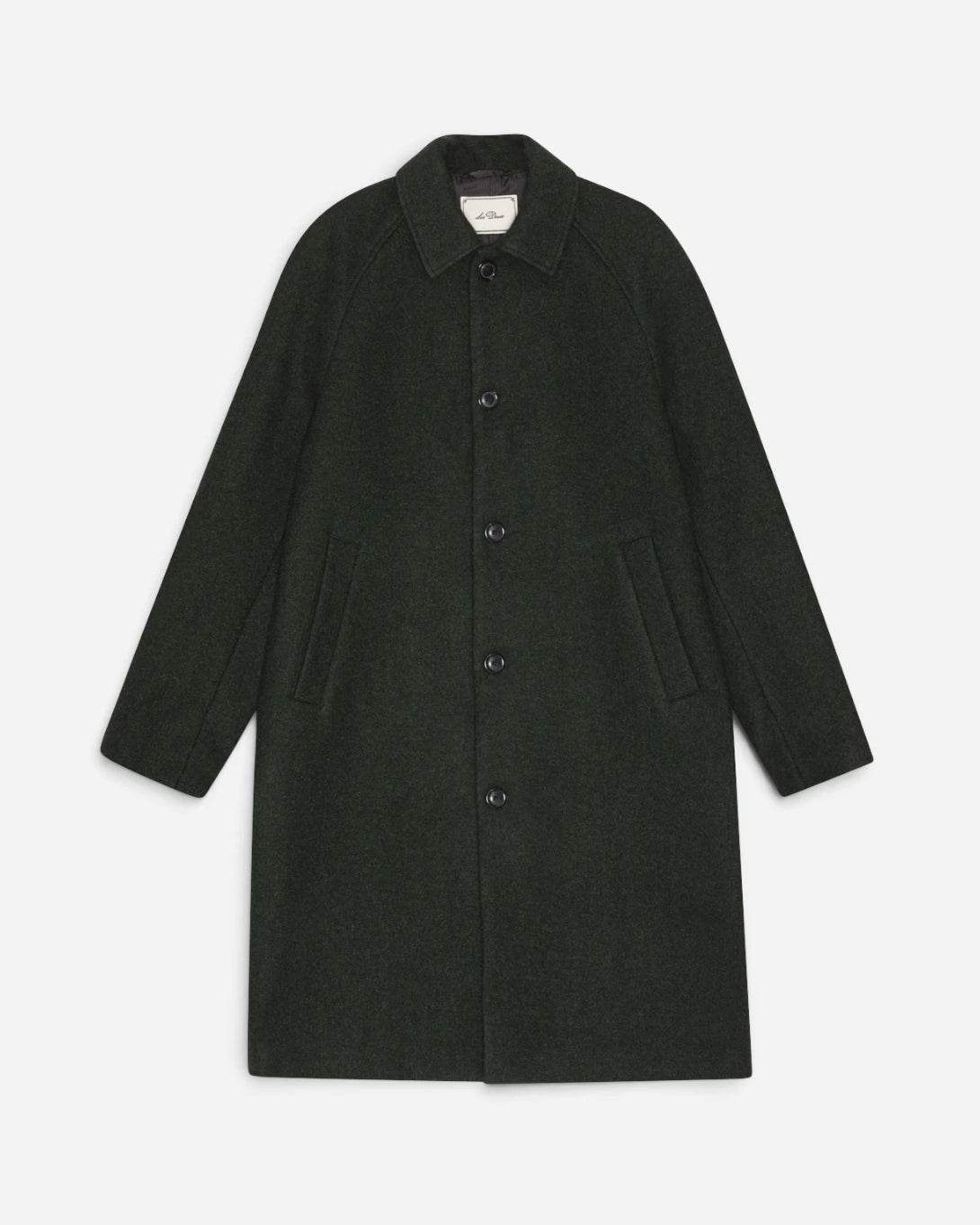 Rosin Green Solid Wool Coat Les Deux Jacket