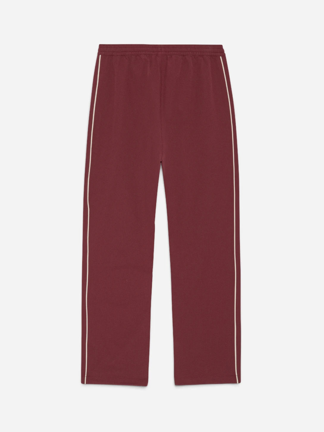 Chocolate Truffle Red Seersucker Track Pants Mens Loungewera Pants Les Deux