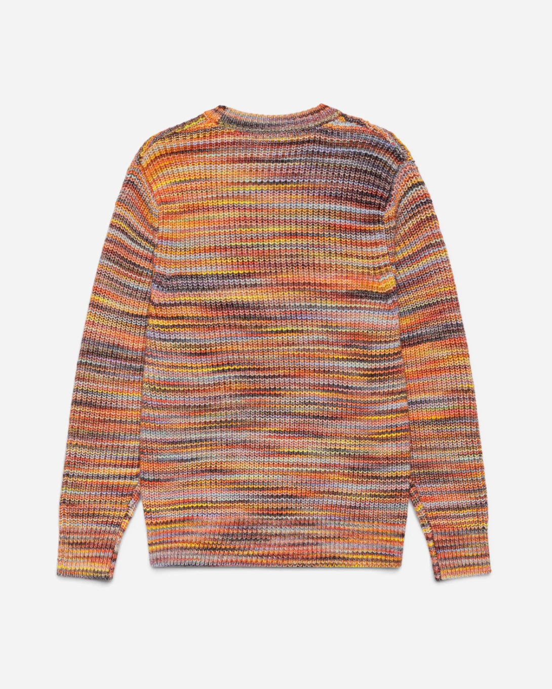Multicolor Space Rib Crewneck Knit Mens Pullover Crewneck Sweater Les Deux