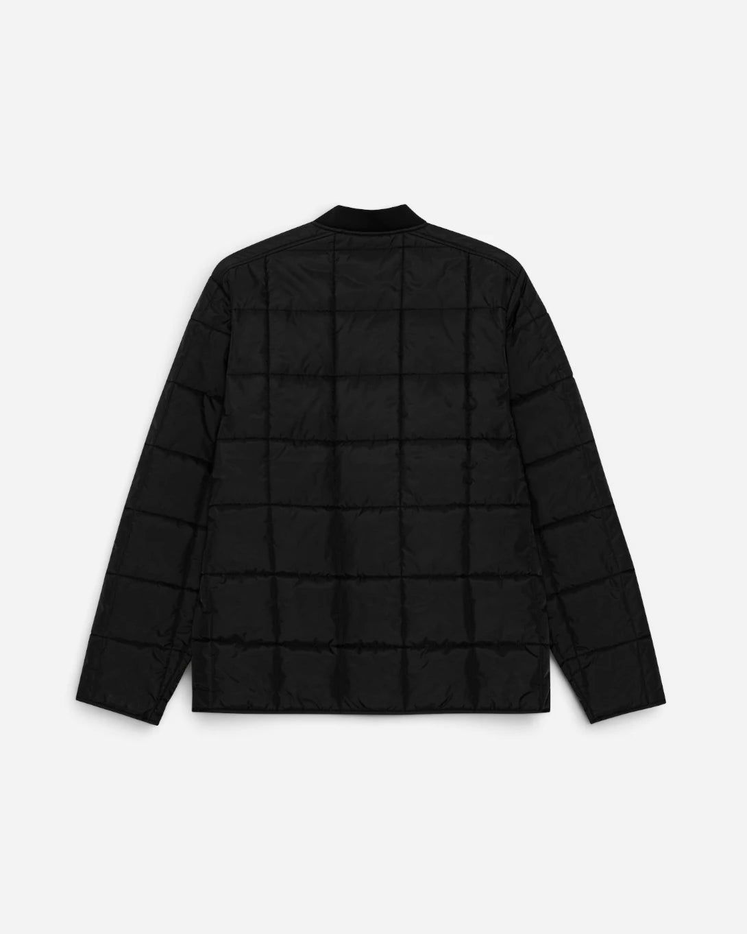 Black Quilted Jacket Mens Les Deux Quilted Outerwear Coat