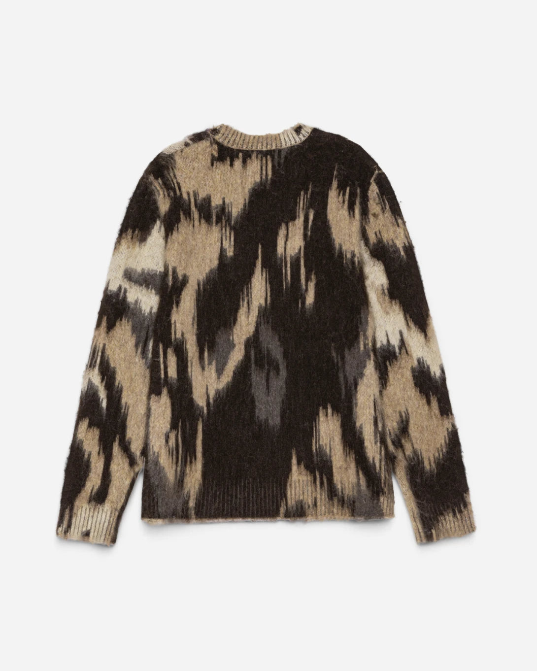 Shopping Bag Brown Forrest Crewneck Knit Mens Pullover Crewneck Sweater Les Deux