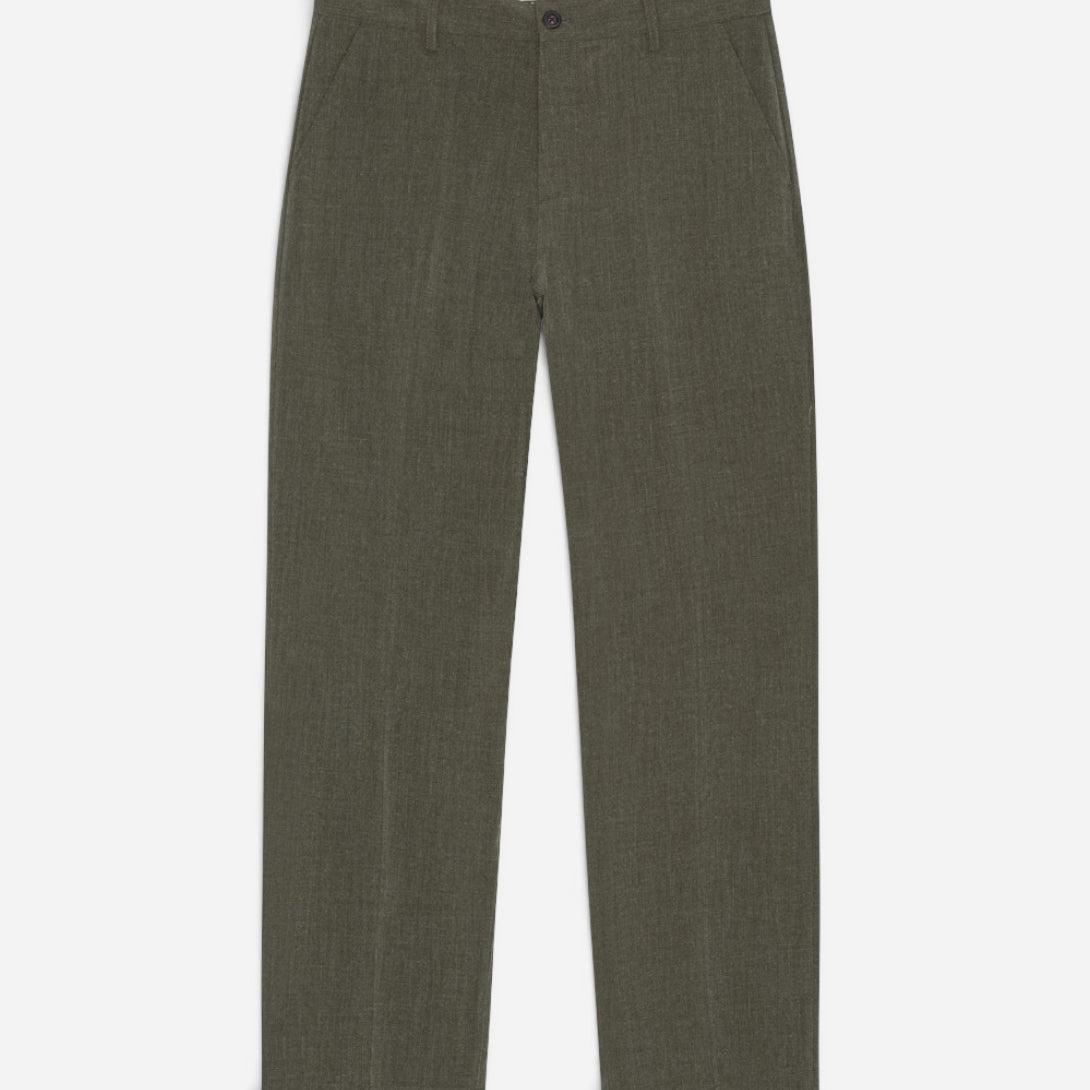 Olive Night Como Slack Pants Mens Les Deux Trouser Pants