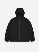 Black Suva Softshell Jacket Zip Up Hooded Weatherproof Outerwear Rains