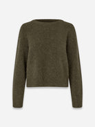 Deep Forest Nor O N Short Womens Light Crewneck Sweater Samsoe Samsoe