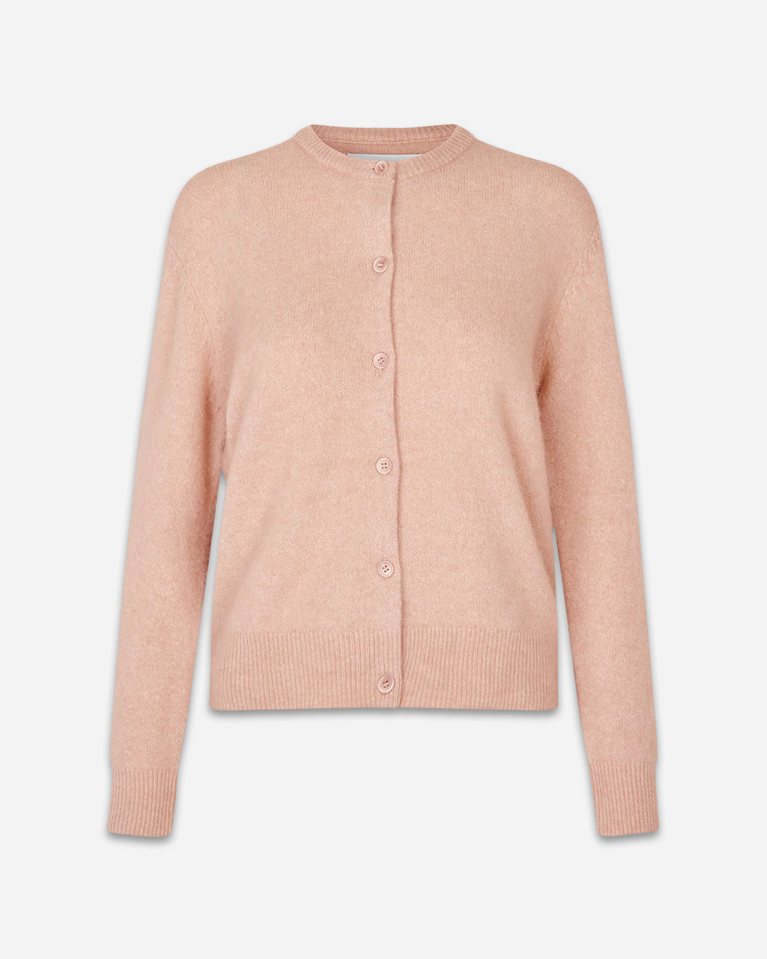 Cameo Rose Nor Short Cardigan Womens Samsoe Samsoe Wool Cardigan