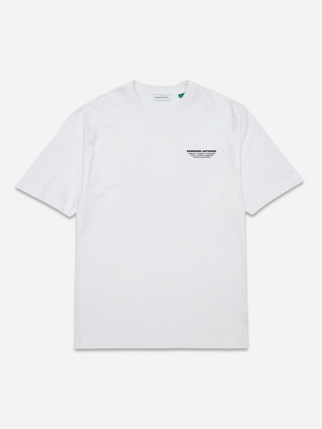 Plain White Antiques T Shirt Mens Graphic Short Sleeve Shirt Edmmond
