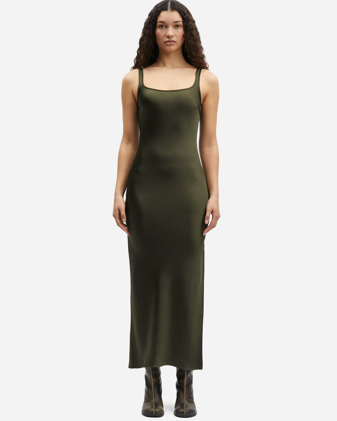 Forest Night Sunna Dress Womens Samsoe Samsoe Long Dress
