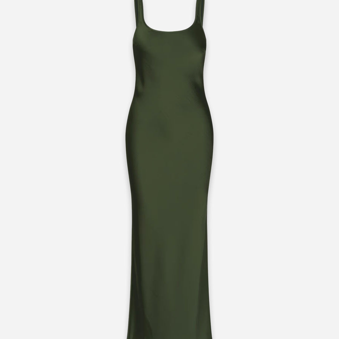 Forest Night Sunna Dress Womens Samsoe Samsoe Long Dress