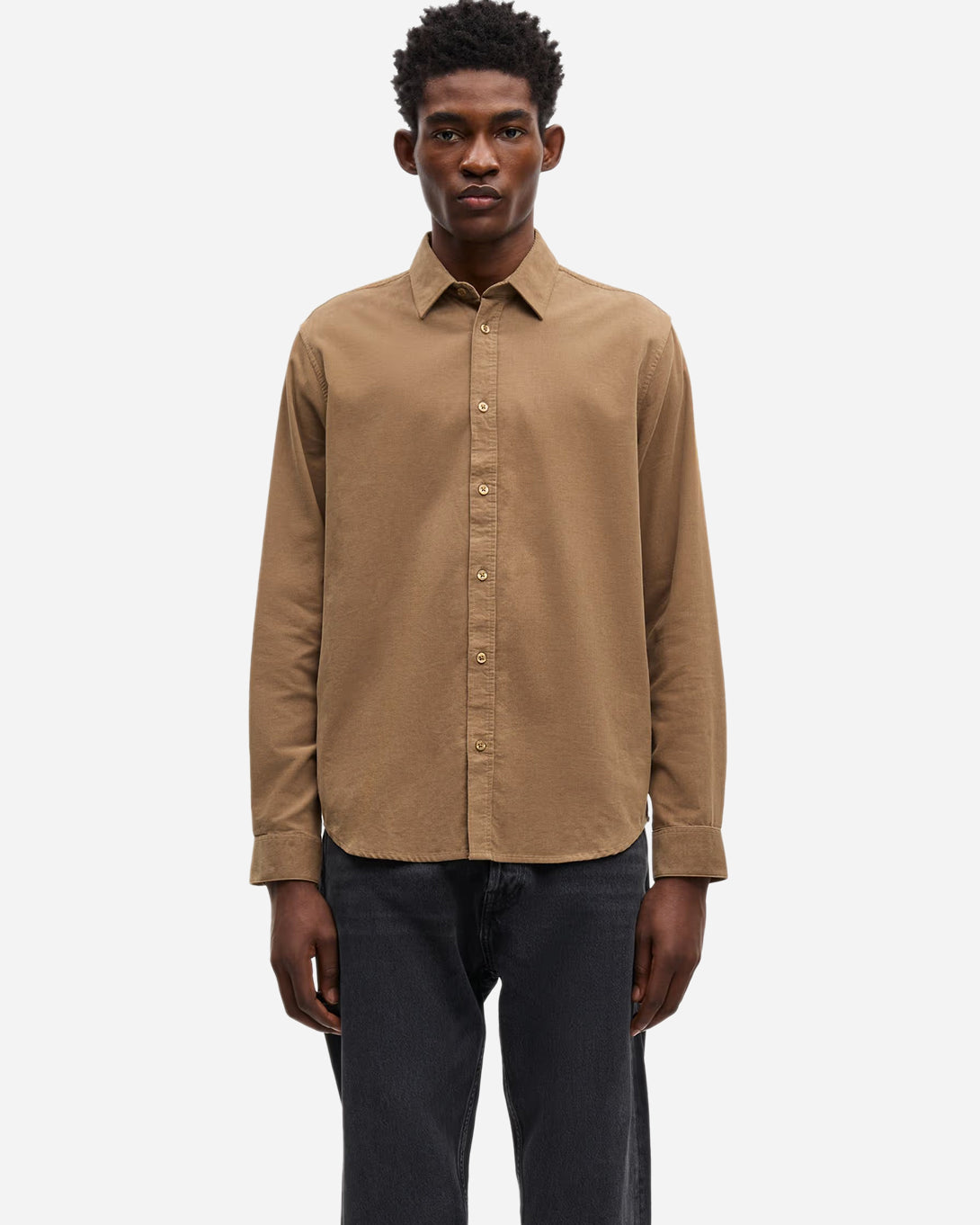 Otter Saliam NX Shirt Mens Button Up Corduroy Shirt Samsoe Samsoe