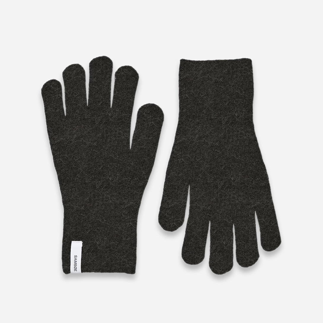 Black Nor Gloves Samsoe Samsoe Winter Gloves