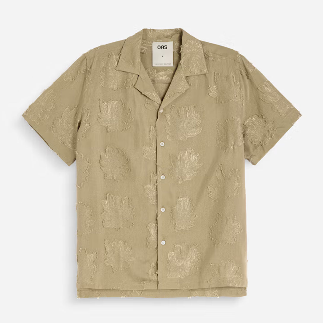 Palmoza Rocco Shirt Mens Camp Collar Lyocell Pattern Shirt OAS