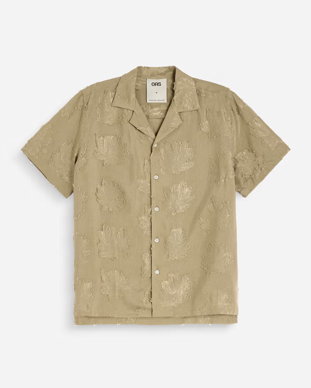 Palmoza Rocco Shirt Mens Camp Collar Lyocell Pattern Shirt OAS