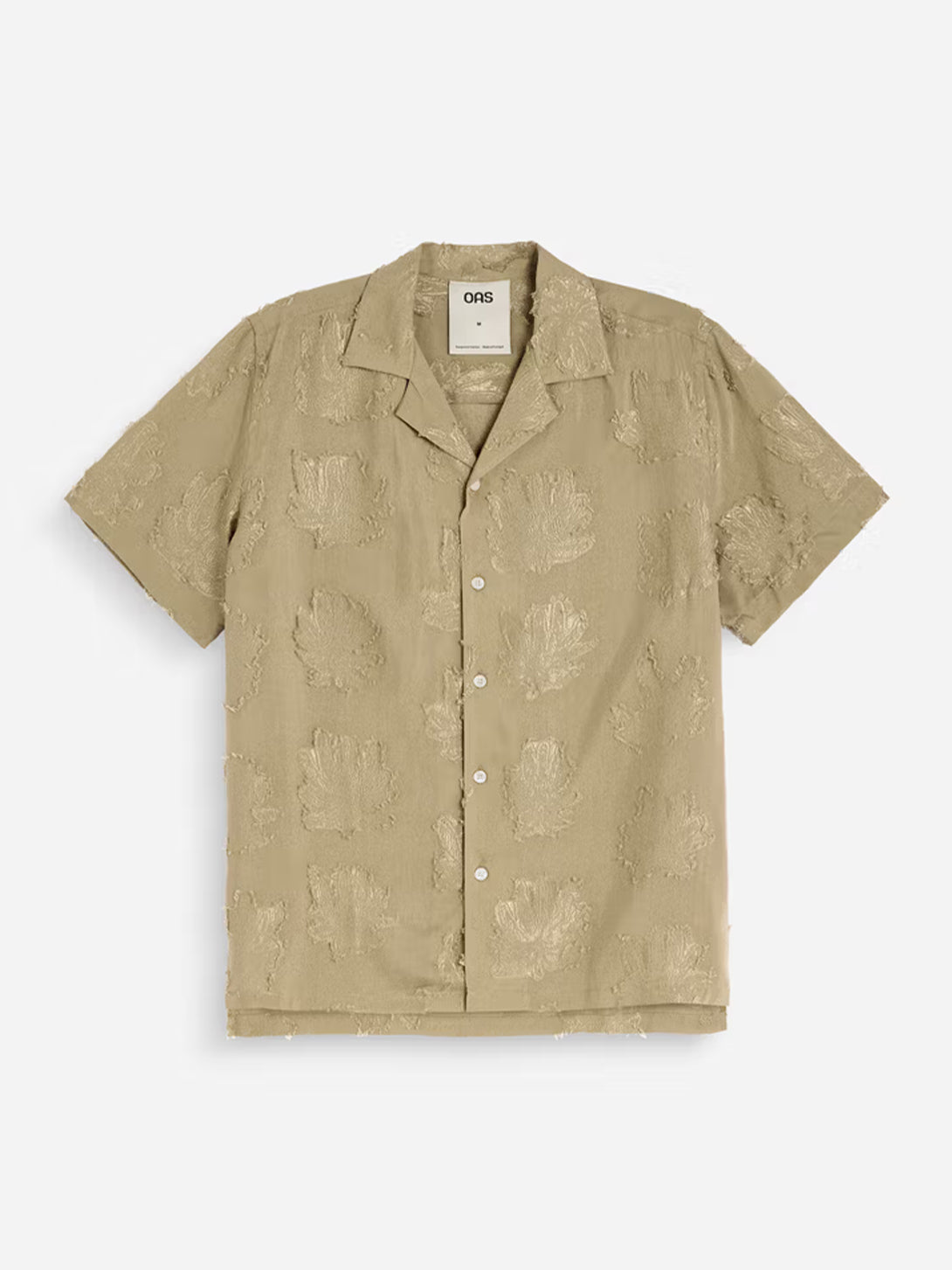 Palmoza Rocco Shirt Mens Camp Collar Lyocell Pattern Shirt OAS