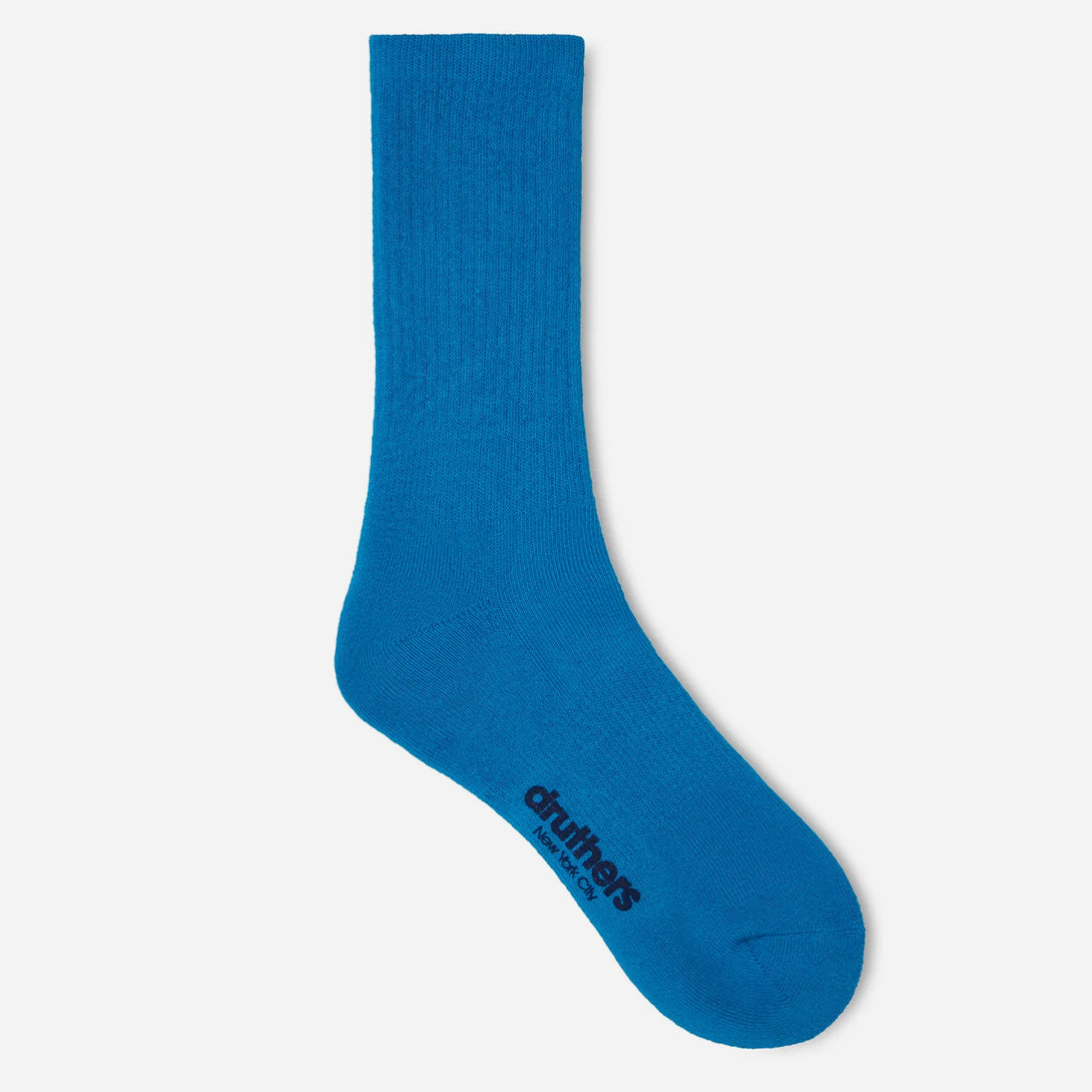 French Blue Everyday Organic Cotton Crew Sock Druthers Socks