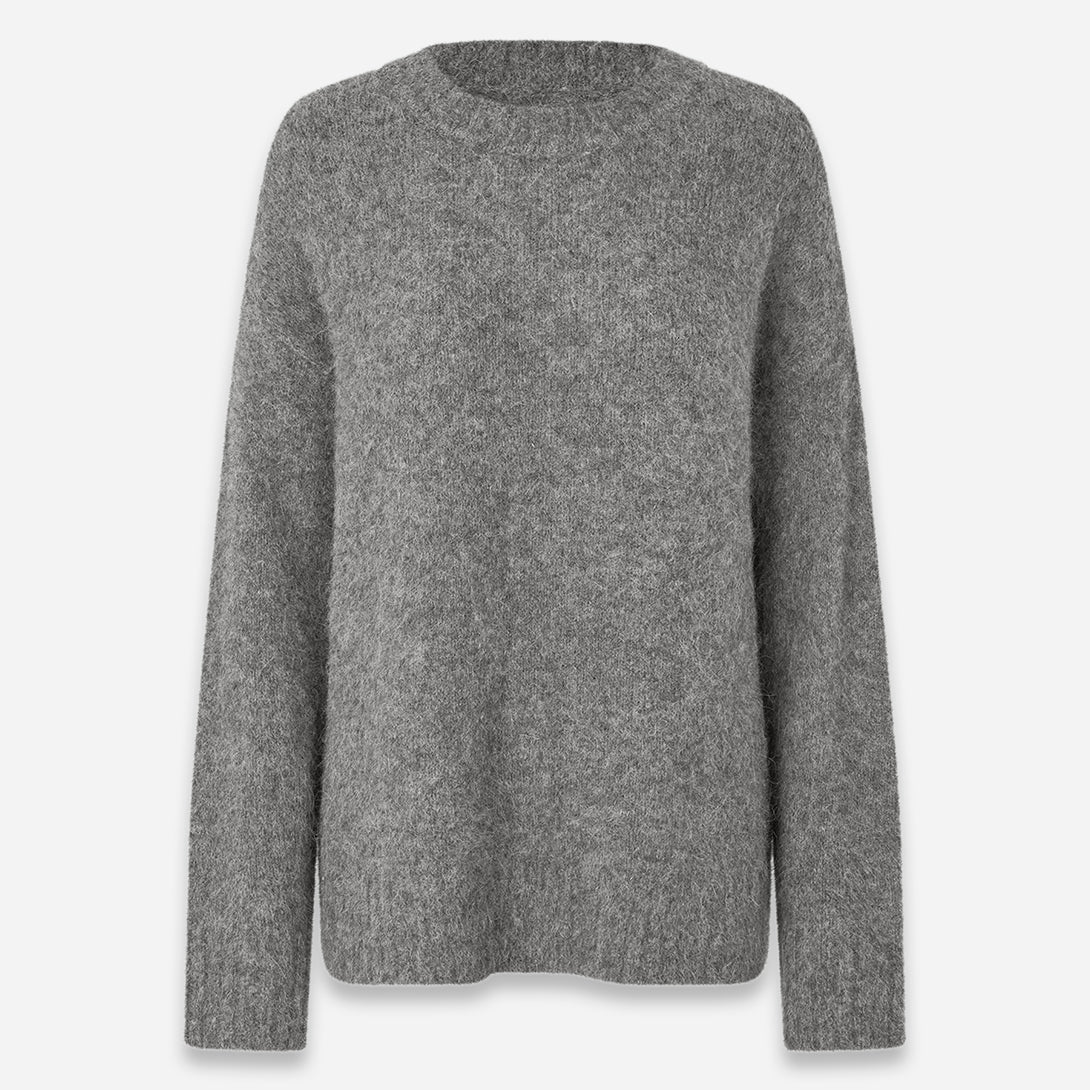 Iron Gate Sajeanne Sweater Samsoe Samsoe Alpaca Long Sleeve Crewneck Sweater