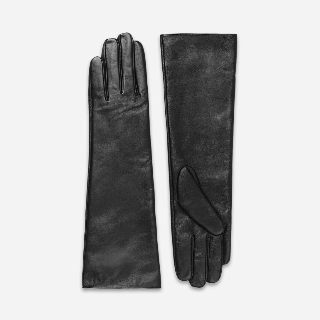 Black Sapolette Long Gloves Samsoe Samsoe Gloves