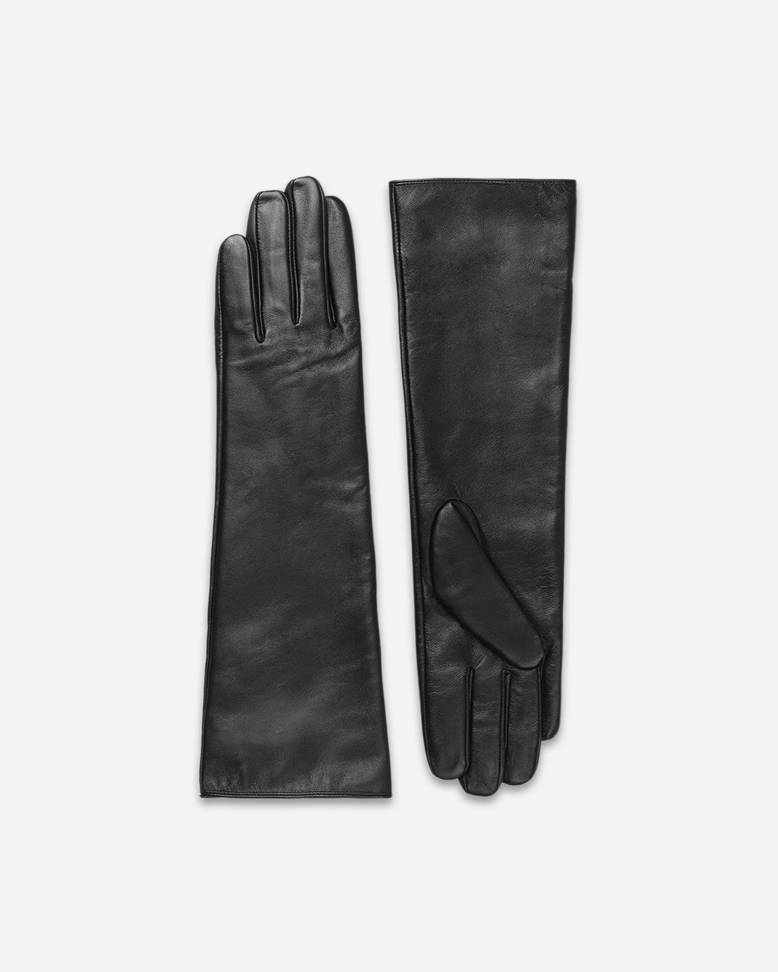 Black Sapolette Long Gloves Samsoe Samsoe Gloves