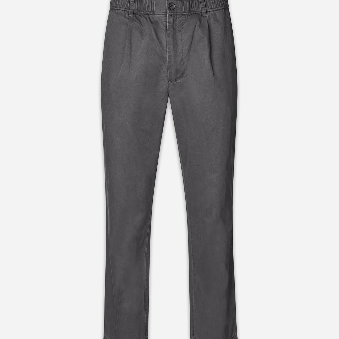 Black Sabertil X Trousers Mens Pleated Trousers Samsoe Samsoe