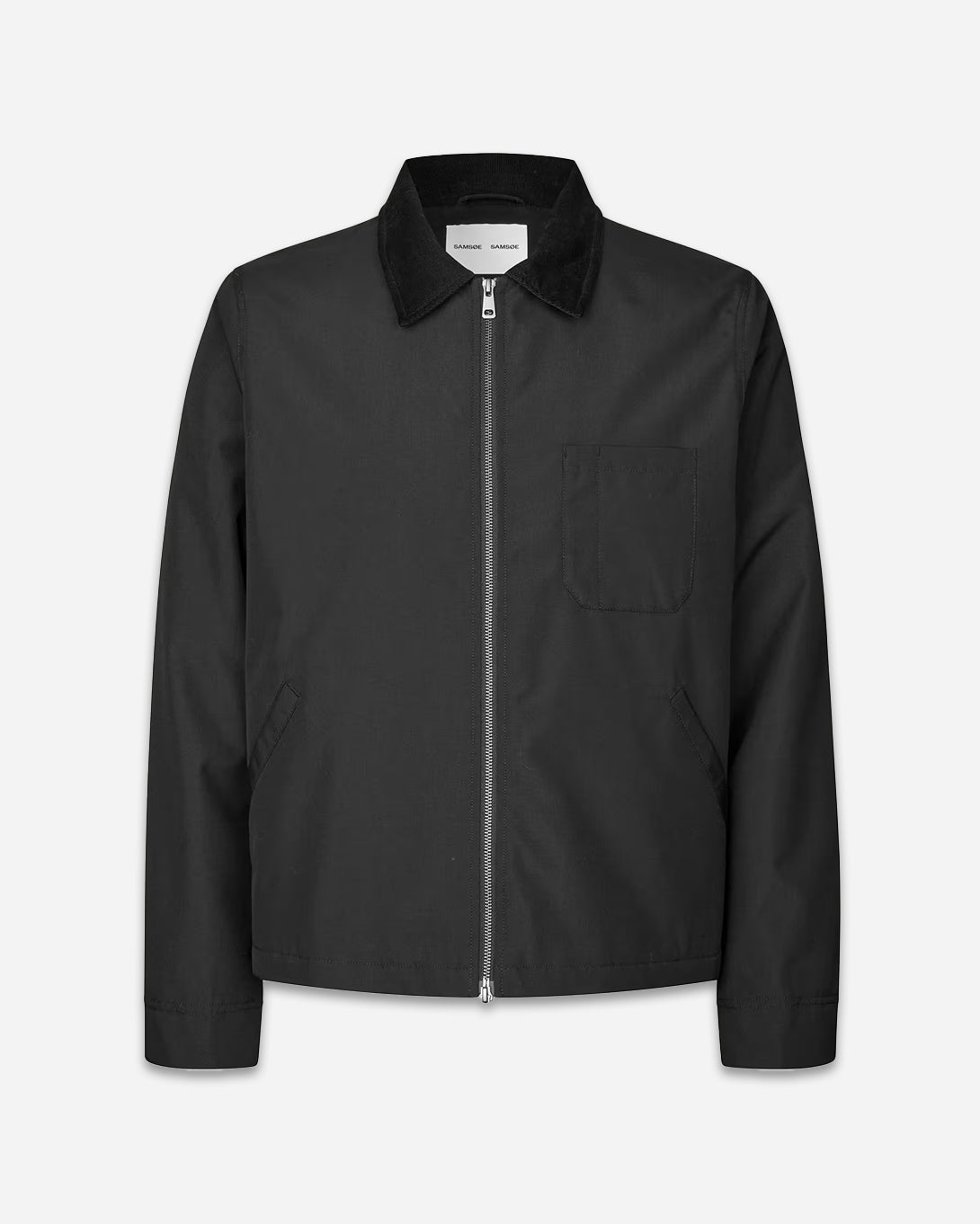Black Sarobin P Jacket Mens Samsoe Samsoe Jacket