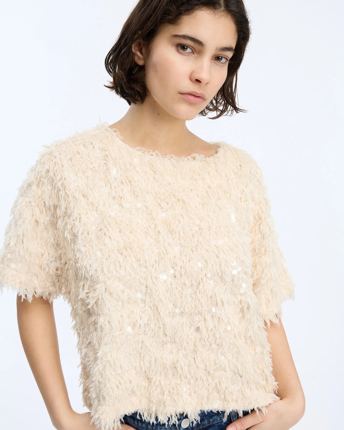 Creme Valence Womens Top Munthe Clothing