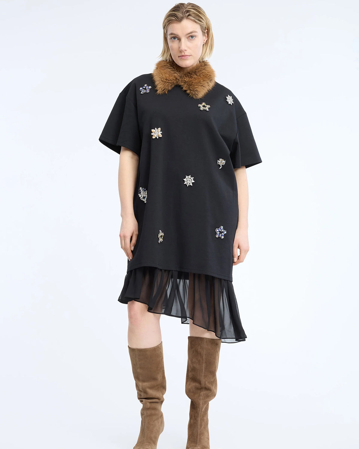 Black Visorless Munthe Womens Dress