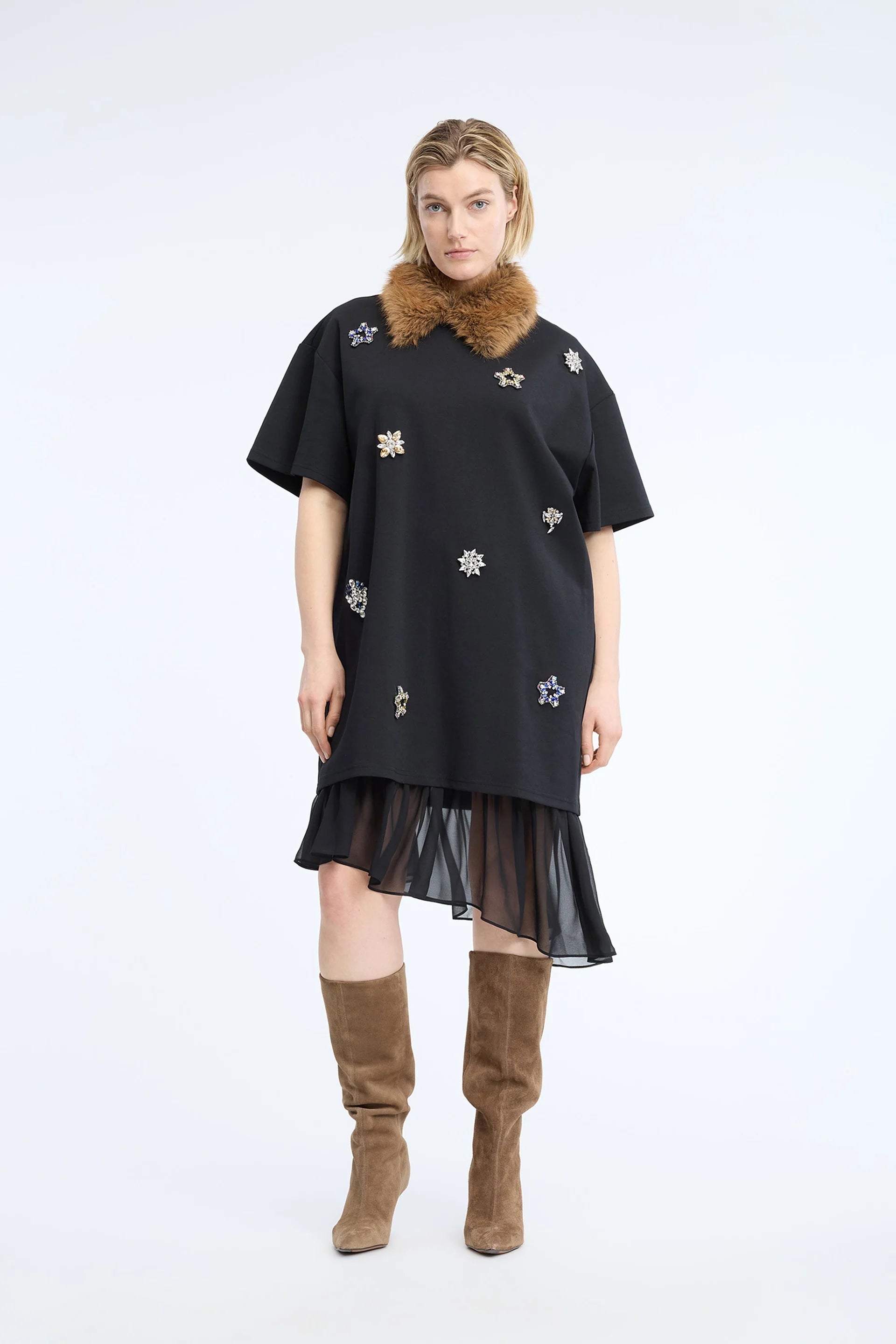 Black Visorless Munthe Womens Dress