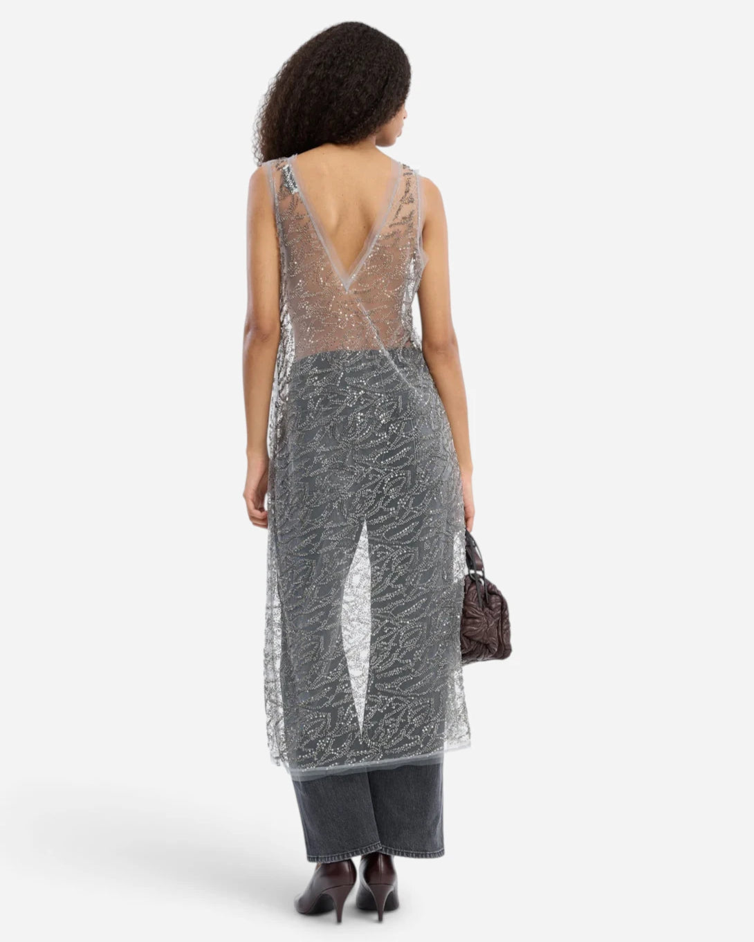 Gun Metal Varika Munthe Womens Slip Dress