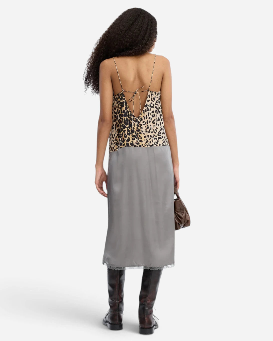 Print Animal Varika Slip Womes Slip Dress Munthe Clothing