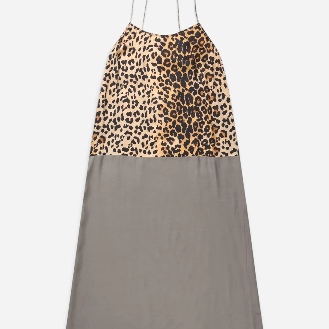 Print Animal Varika Slip Womes Slip Dress Munthe Clothing