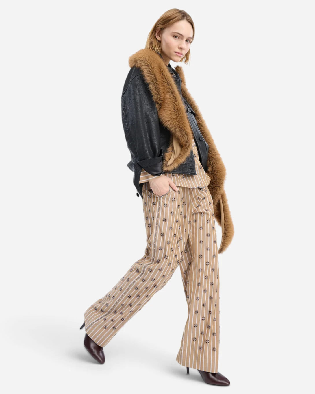 Nature Viologen Womens Lightweight Pattern Pants Munthe Clothing