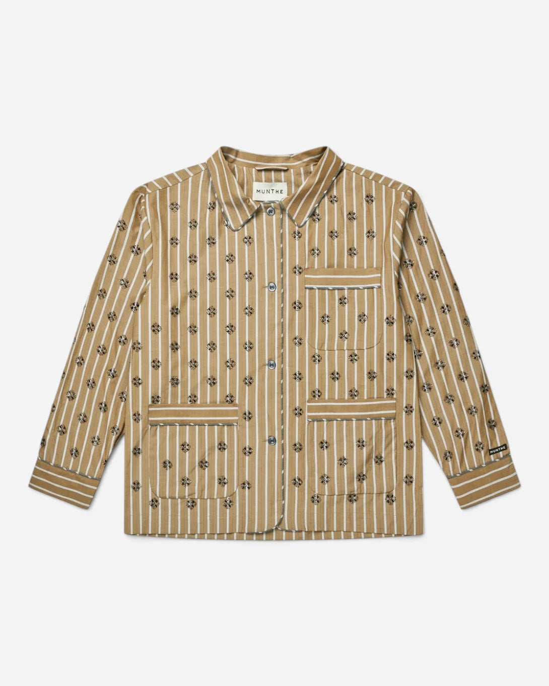 Nature Vintager Womens Pattern Shirt Jacket Collared Munthe Clothing