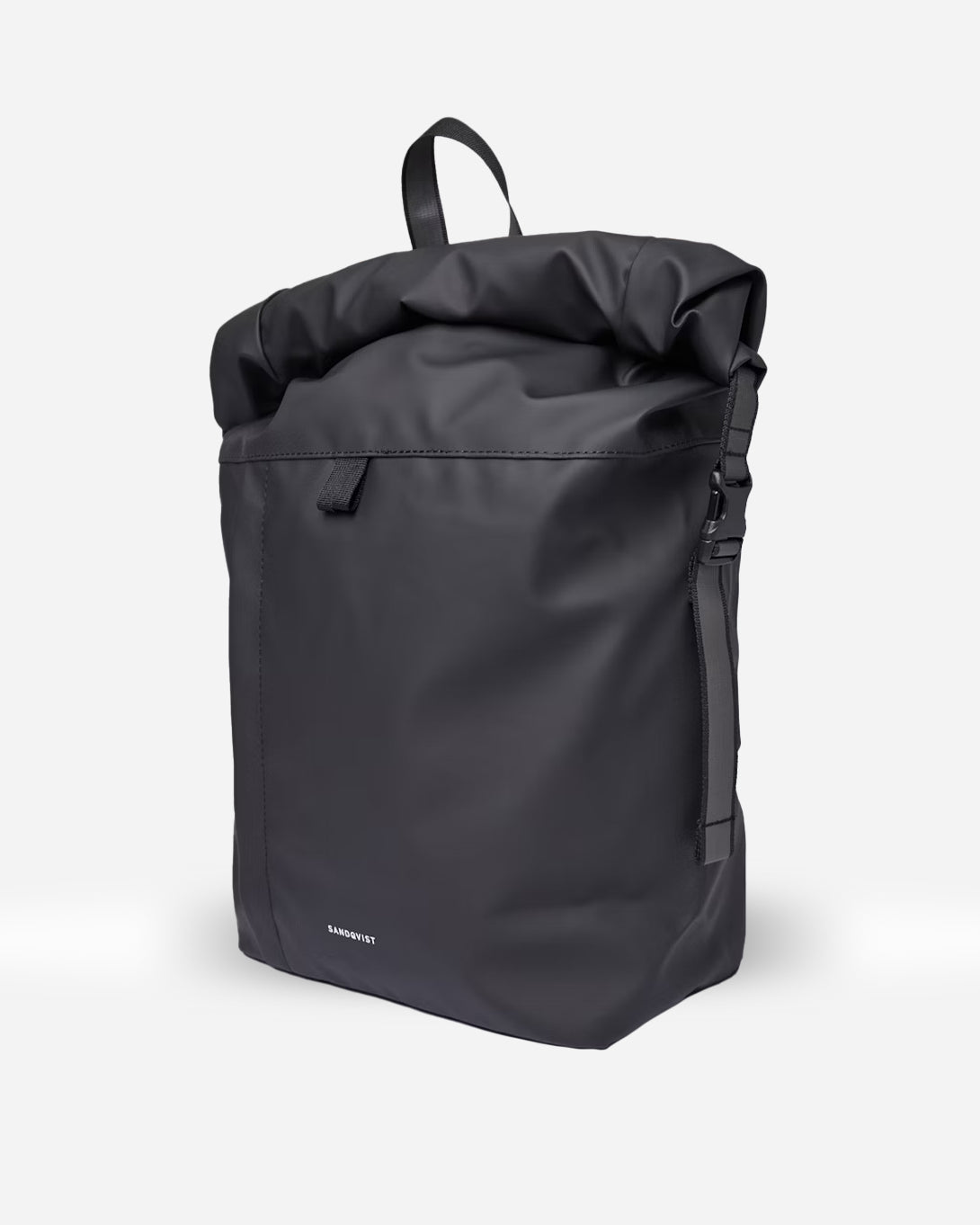 Black Konrad Sandqvist Backpack Roll Top Carry Bag
