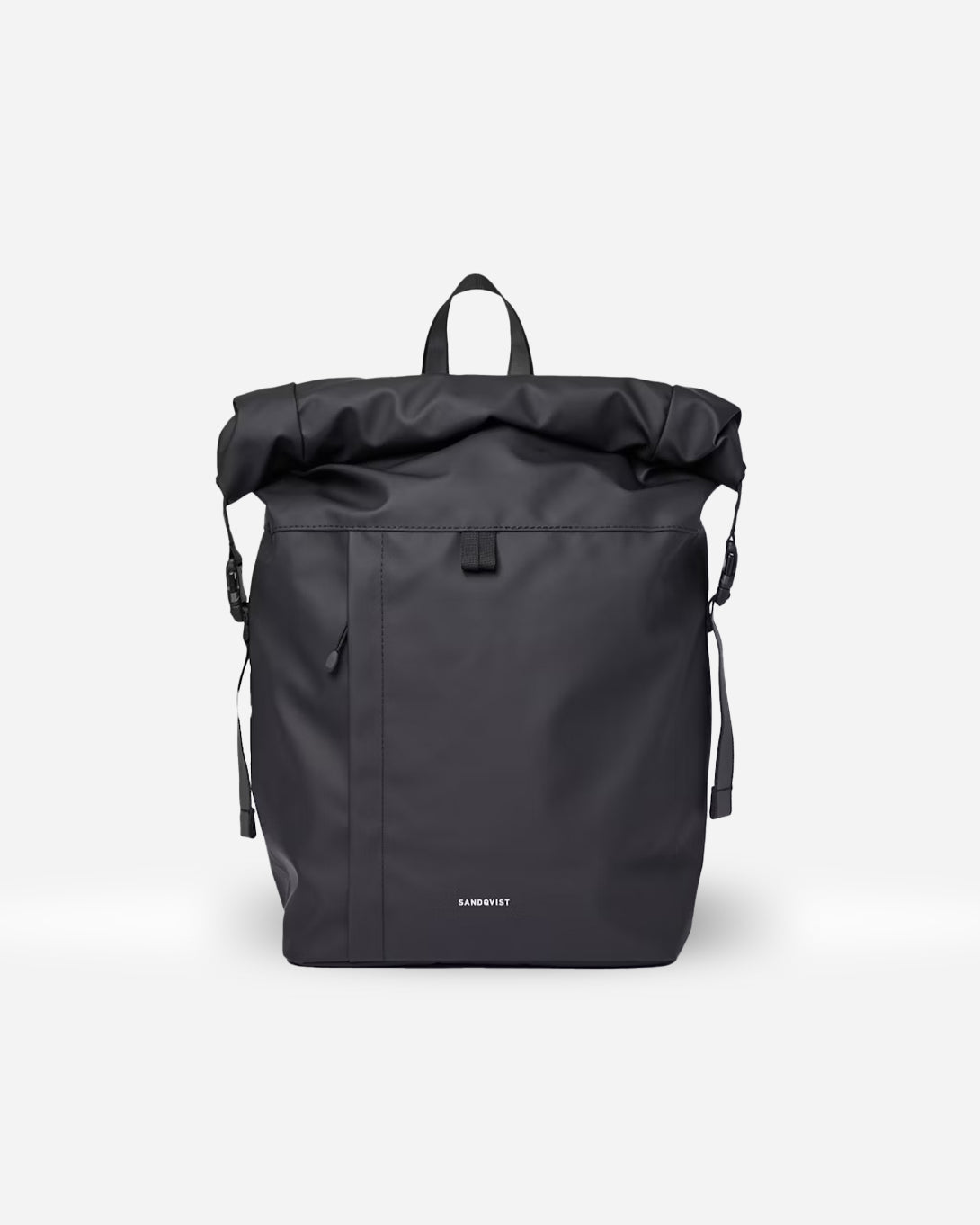 Black Konrad Sandqvist Backpack Roll Top Carry Bag