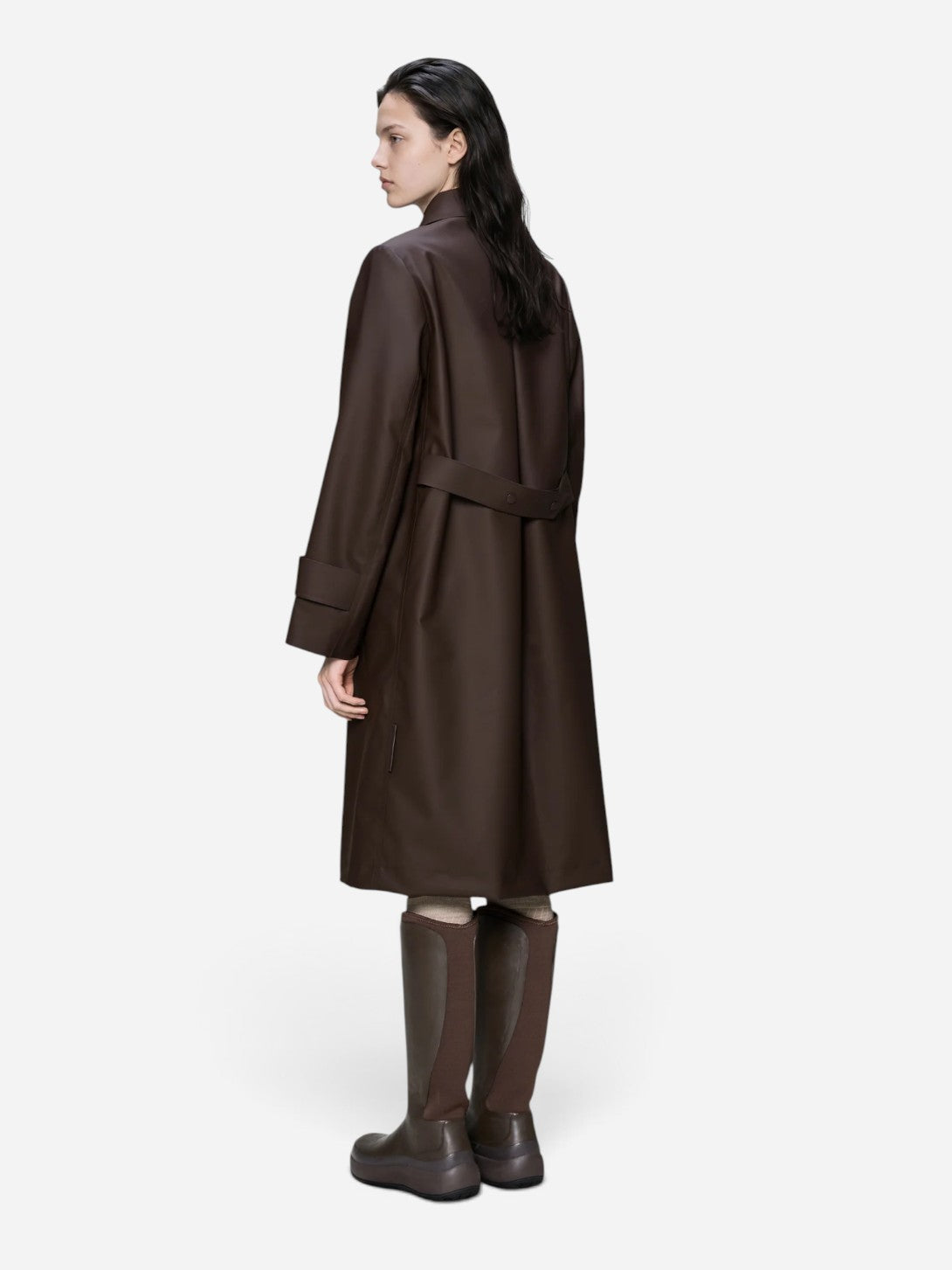 Bark Nara W Long Jacket Womens Long Coat Rains