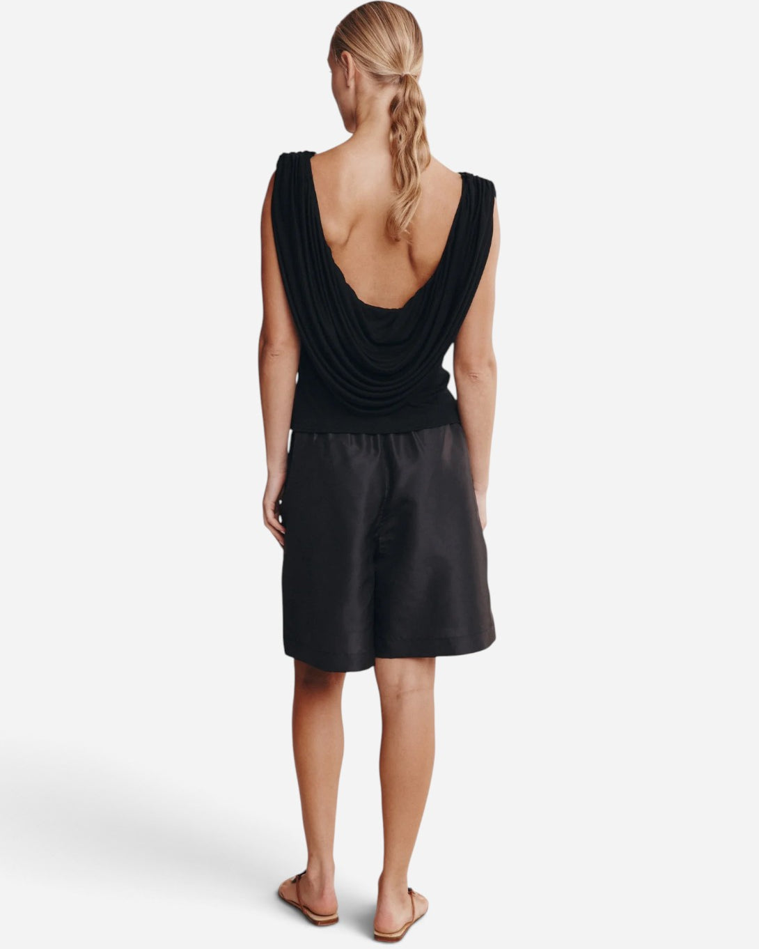 Black Wini Top Womens Black Blouse Marle Clothing